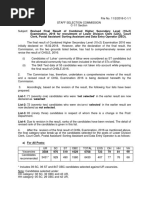 SSC CHSL Revised Result Notice