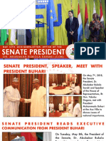 Office of The Senate President, Dr. Abubakar Bukola Saraki, Newsletter. 12TH May, 2018