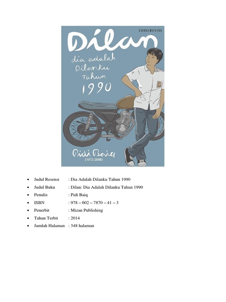 Resensi Buku Dilan Tahun 1990