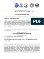 Programma de Angelis Sindaco 2018 PDF