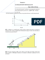 Tutorial - 6 ME-101, Division III (2017-2018 Semester-II) Feb-23, 2018 Time: 8-00 To 8-55.am Q1