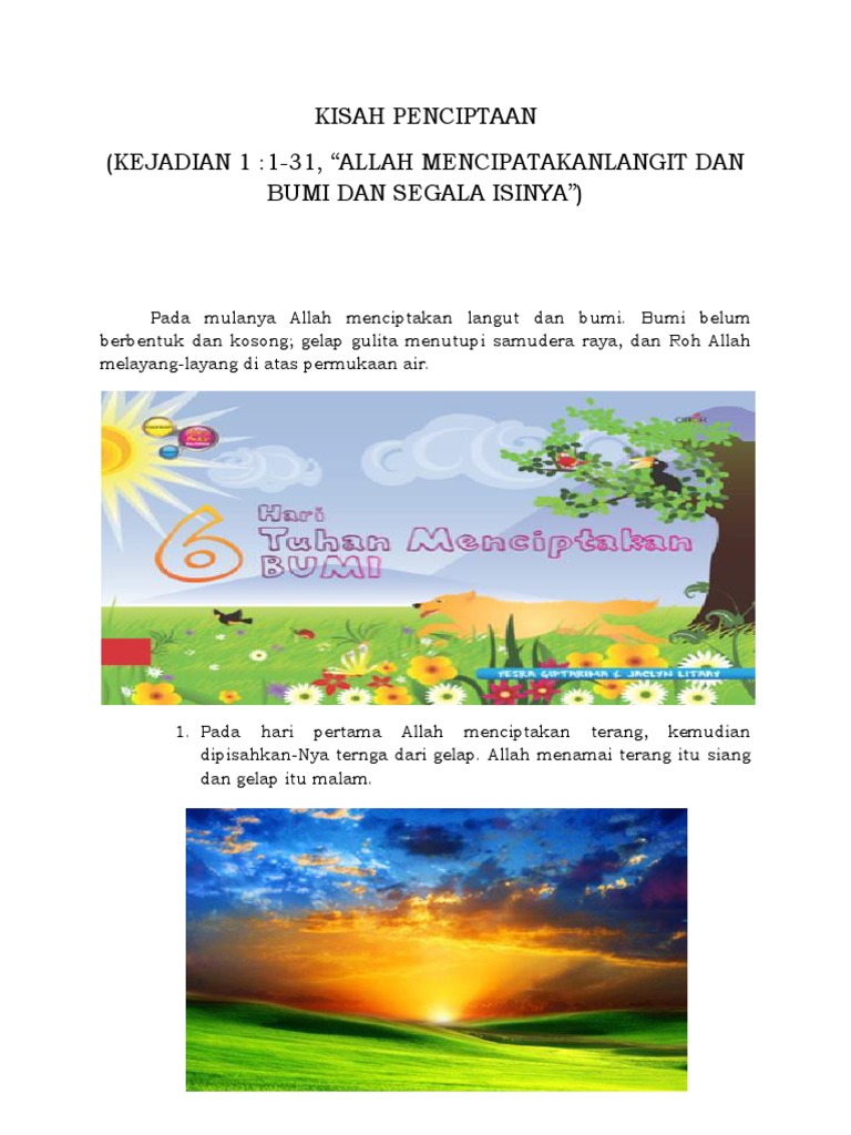 Kisah Penciptaan Pdf