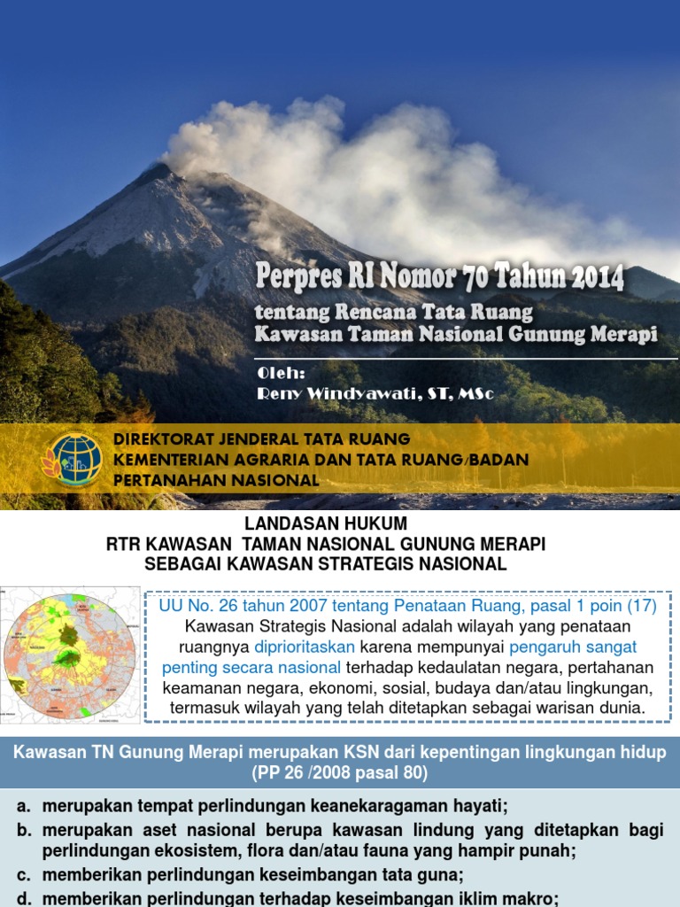 Perpres 70 Thn 2014 Ttg Rtr