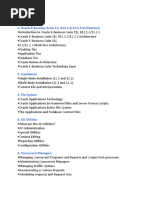 Module - 1 1. Oracle E-Business Suite 11i, R12.1.3/12.2.3 Architecture