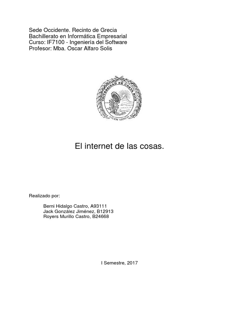 Iot PDF | PDF | Internet de las Cosas | Computación en la nube