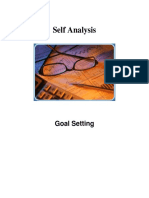 Self Analysis: Goal Setting