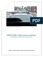 SDPD Traffic: Police Action & Race - Secondary Analysis of Police Vehicle Stops