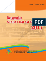 Kecamatan Stabat Dalam Angka 2017