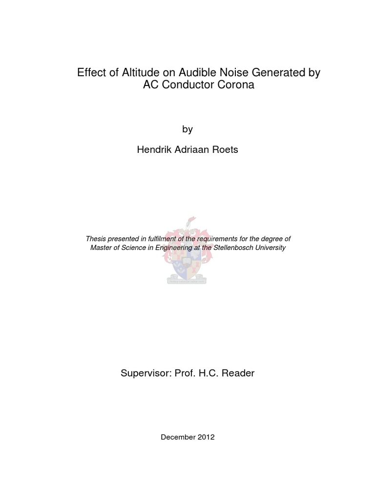 Roets Effect | PDF | Noise | Sound