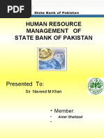 Human Resource Management of State Bank of Pakistan