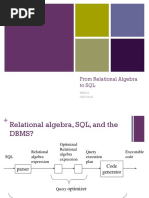 Relational Algebra To SQ L