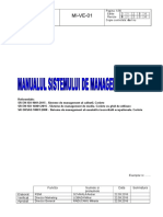 Manualul Sistemului de Management