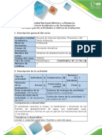 Guía de Actividades y Rúbrica de Evaluación - Primera Etapa