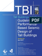 Guidelines For Performance Based Seismic Design of Tall Building (PEER, 2017) )