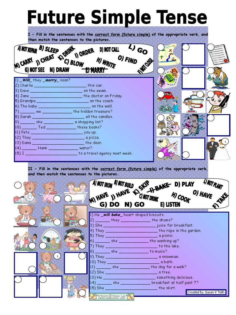 Future Simple Tense Fully Editable With Key 10936 | PDF | Leisure