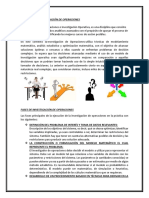 Concepto de Investigación de Operaciones