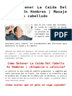 Como Detener La Caida Del Cabello en Hombres