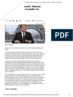 Noticia - Reformista e Imperial Macron Franca