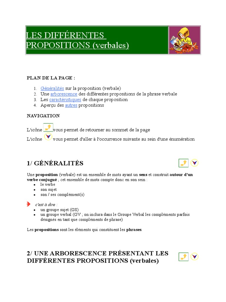 Les Differentes Proposition : 13 manières de identifier une proposition ...