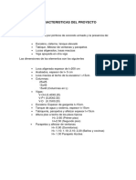 Caracteristicas Del Proyecto