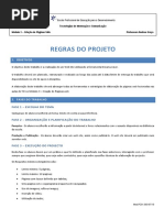 Regras Do Projeto