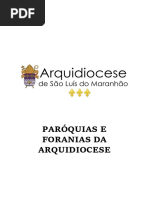 Foranias Da Arquidiocese de São Luís - MA