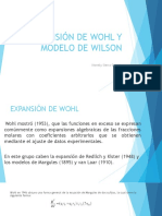 Expansión de Wohl y Modelo de Wilson