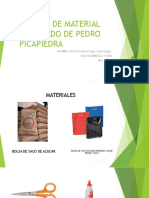 Disfraz de Material Reciclado de Pedro Picapiedra