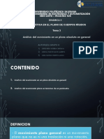 Análisis Del Movimiento en Un Plano Absoluto en General