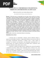 Adolescência e Corporeidade Fundamentos Da