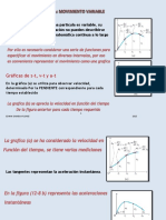 Gráficas v-t, a-t, v-s y a-s