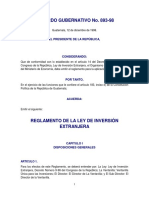 Reg. de La Ley de Fomento y Desarrollo de La Actividad Exportadora y de Maquila