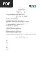 Lista de Exercícios Pré-Uni