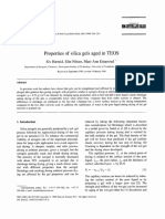 Properties of Silica Gels Aged in TEOS-1996 14.48.09