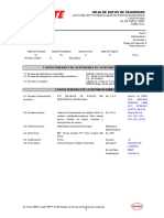 Hoja de Datos de Seguridad: 1. Datos Generales Del Responsable de La Sustancia Química