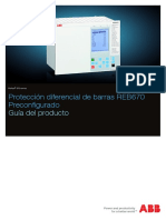 1MRK505182-BES A Es Proteccion Diferencial de Barras REB670 Preconfigurado Guia Del Producto PDF