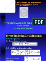 Termodinamica de Soluciones