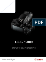 Eos 1500d DSLR Tech Sheet
