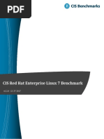 CIS Red Hat Enterprise Linux 7 Benchmark v2.2.0