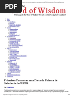 Primeiros Passos Em Uma Dieta de Palavra de Sabedoria Do WFPB _ Descobrindo a Palavra de Sabedoria