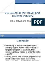 Marketing in The Travel and Tourism Industry