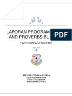 Laporan Program Idioms and Proverbs Building: Panitia Bahasa Inggeris