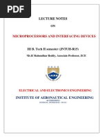 IARE MPID Lectures Notes