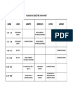 Horario 3 Semestre Adm y Mkt