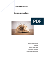 Bases Curriculares: Resumen Lectura