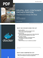 Drupal and Container Orchestration - Using Kubernetes To Manage All The Things