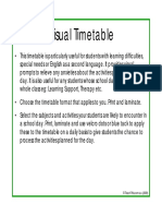 Visual Timetable Landscape-Teachthis