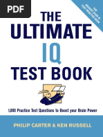 The Ultimate Iq Test Book - Manteshwer - 1