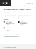 Fuzzy Logic Controller On DC/DC Boost Converter: November 2010