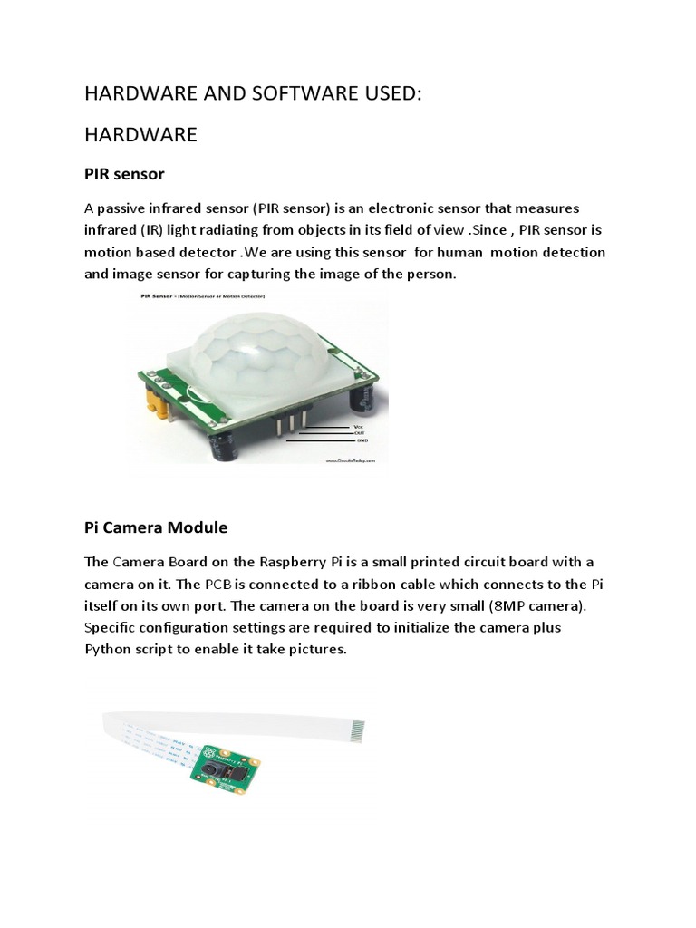 Raspberry Pi Motion Detection System | PDF | Raspberry Pi | Programming ...